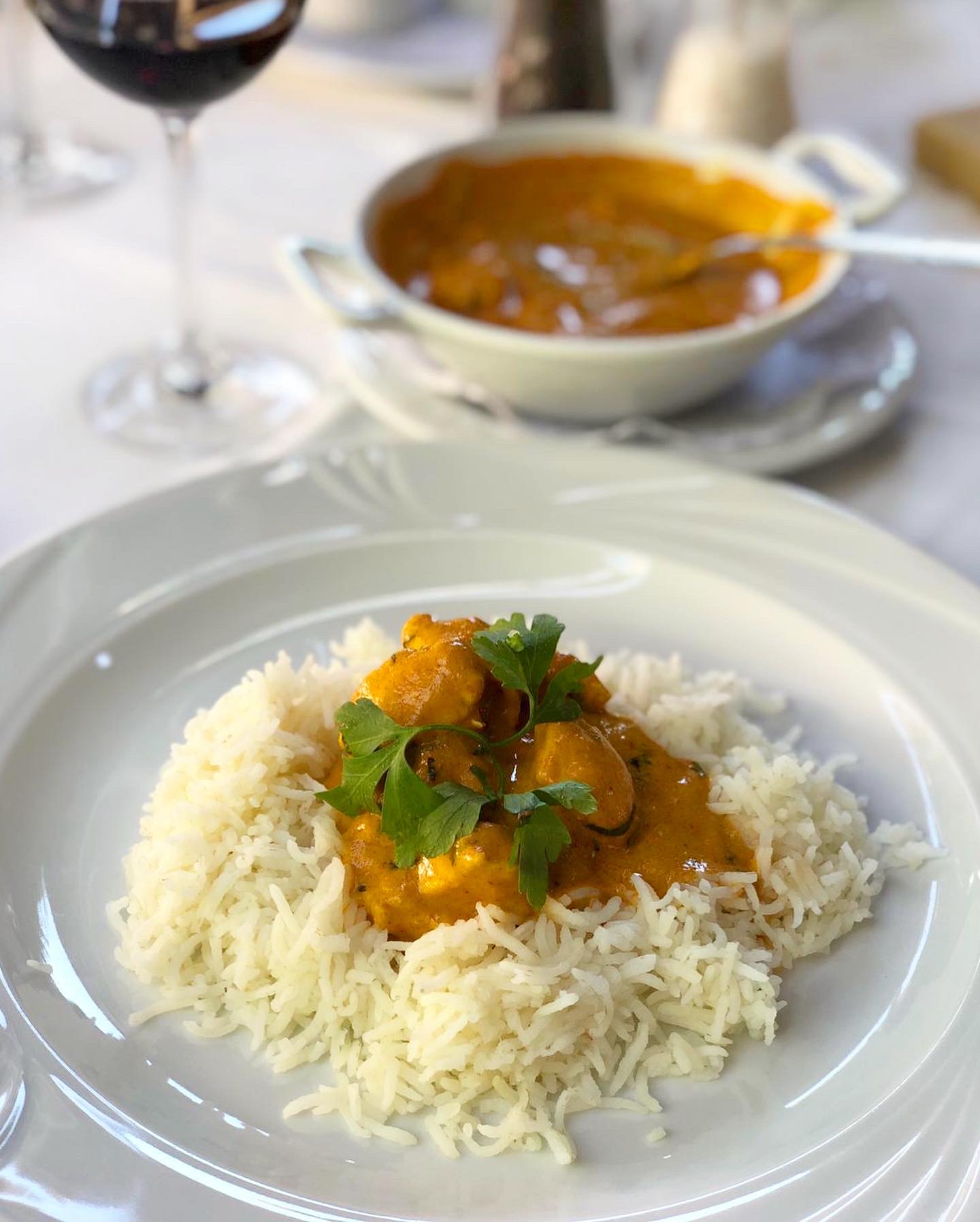 Curry de pollo Indio, Arroz Basmati 3